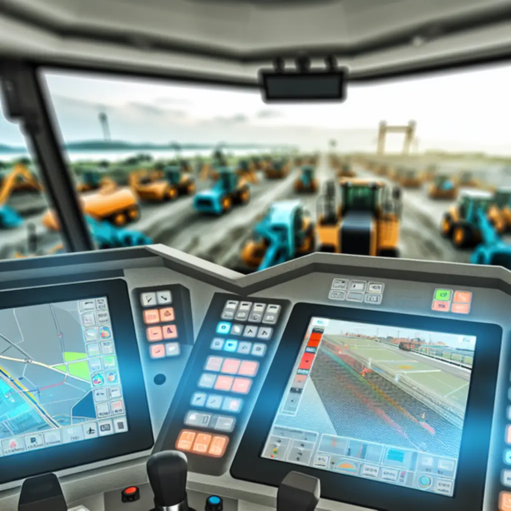 Cyfrowy pulpit operatorski z systemem nawigacji GPS 3D